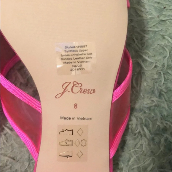 NIB J CREW FLORENCE BARBIECORE SANDALS - Picture 5 of 5
